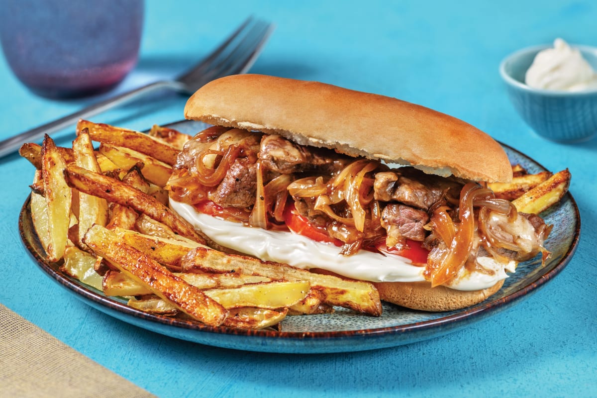 Philly-Style Beef & Cheese Subs