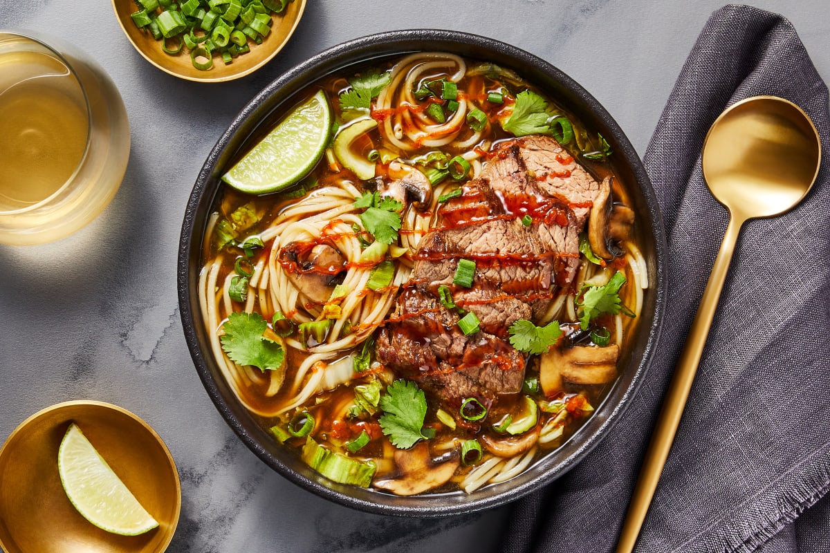 Pho-Style Beef Noodle Soup