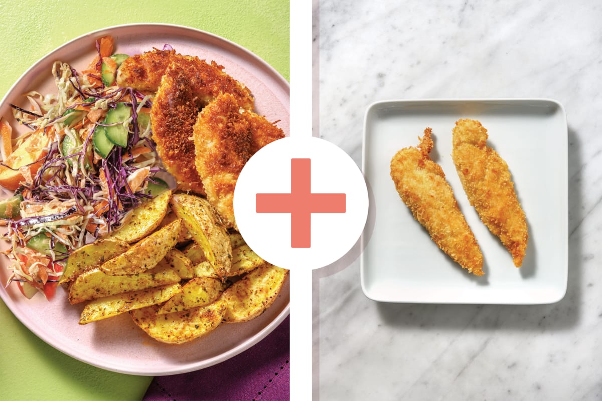 Double Plant-Based Chick'n Tenders & Cucumber Slaw