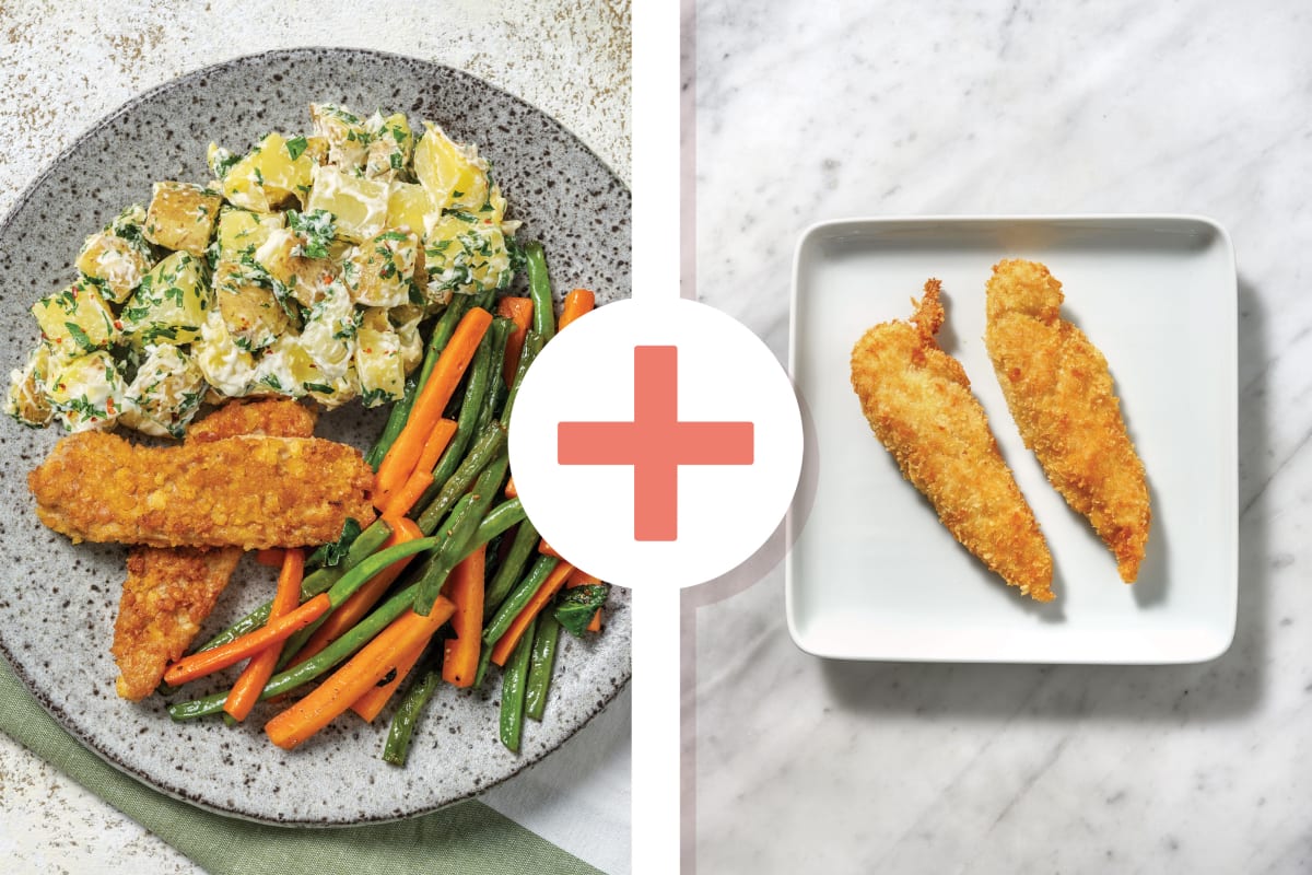 Double Plant-Based Crumbed Chick'n Tenders