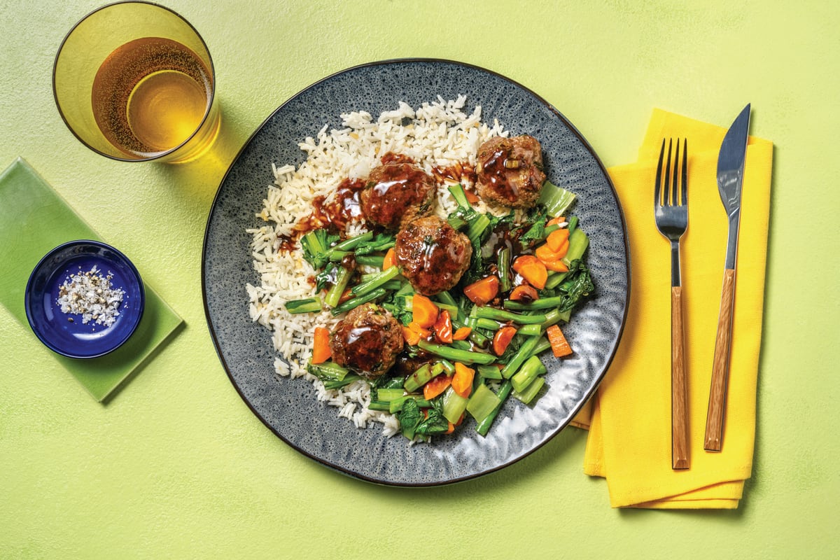 Plant-Based Ginger 'Beef' Rissoles