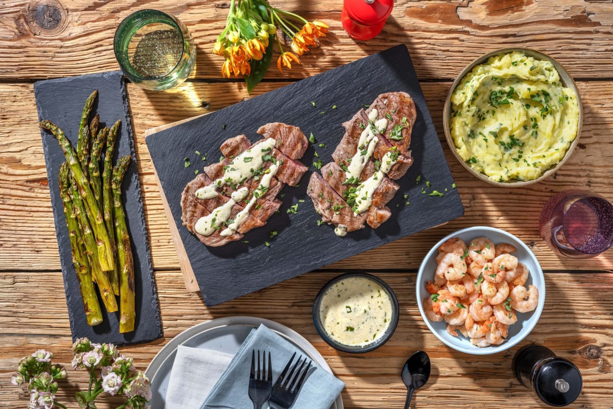 Classic Surf and Steak Dinner