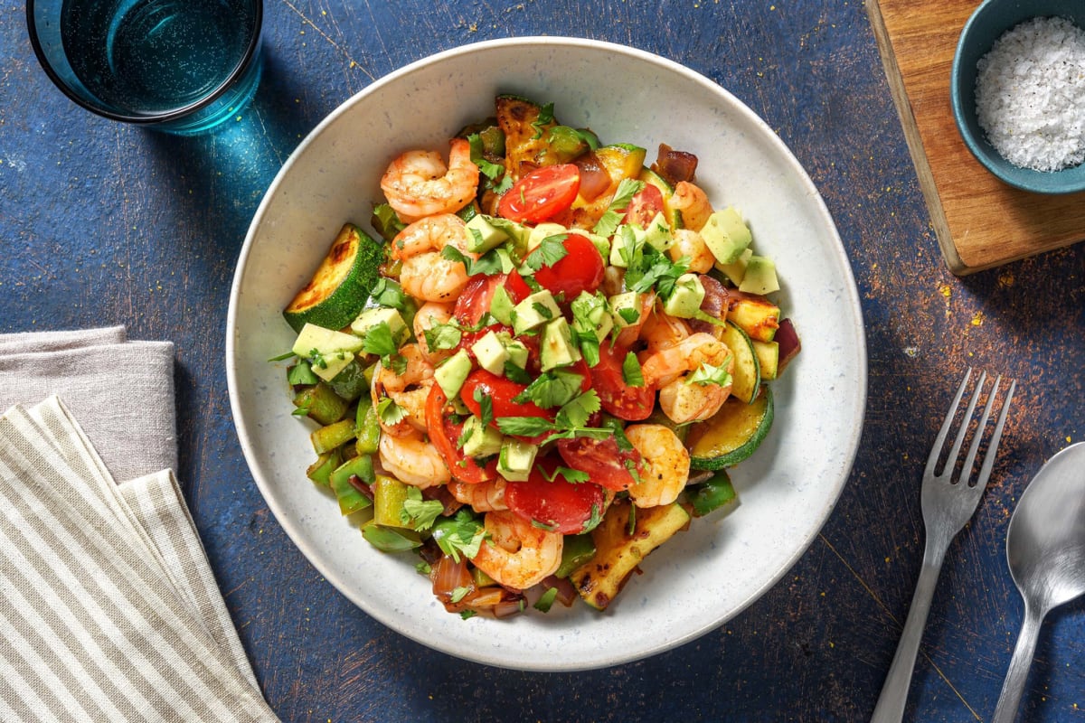 Mexican Shrimp Skillet