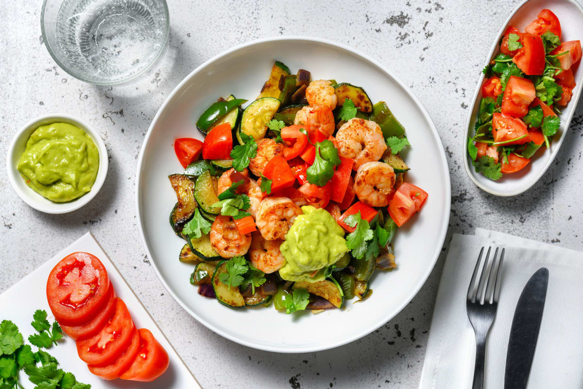 Smart Mexican-Inspired Shrimp Skillet