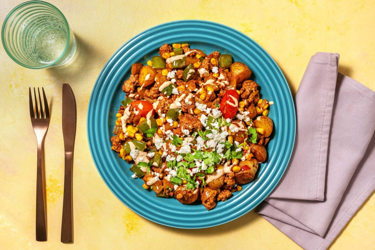 Tex-Mex Turkey Hash