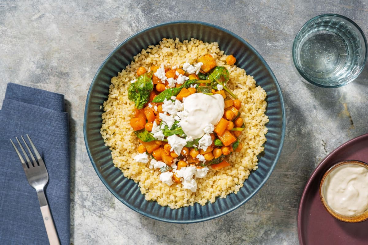 Savoury Braised Chickpeas and Beyond Meat®