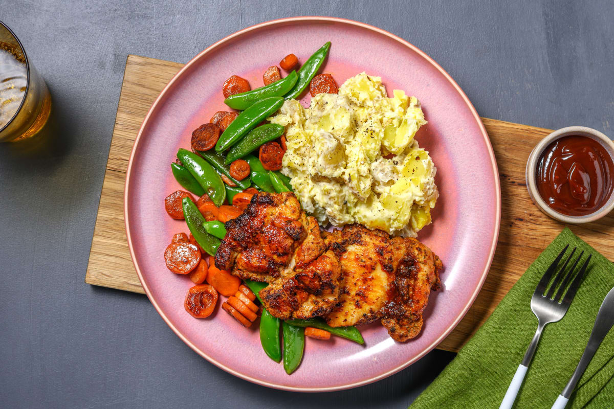 BBQ-Style Chicken Breast Dinner