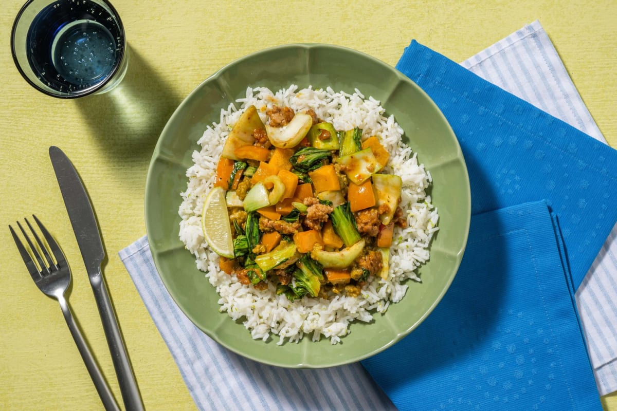 Indonesian-Inspired Beef in Peanut Sauce