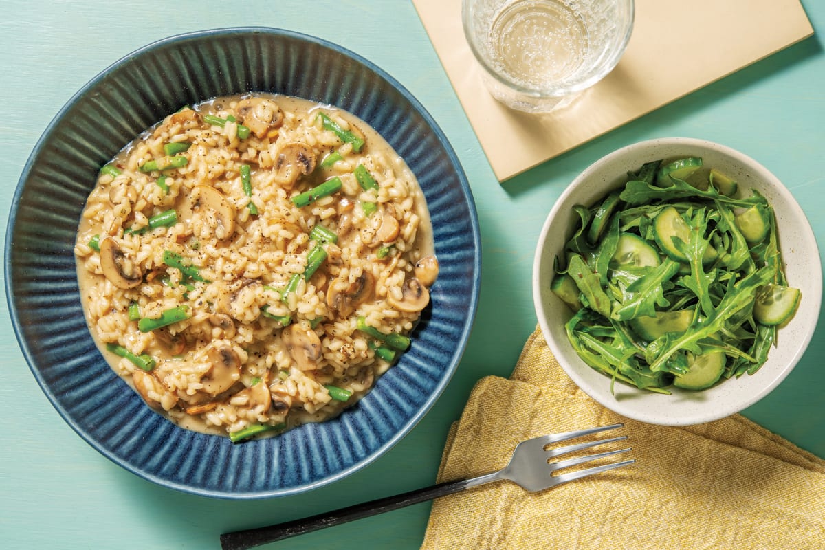 Baked Mushroom & Rosemary Risotto