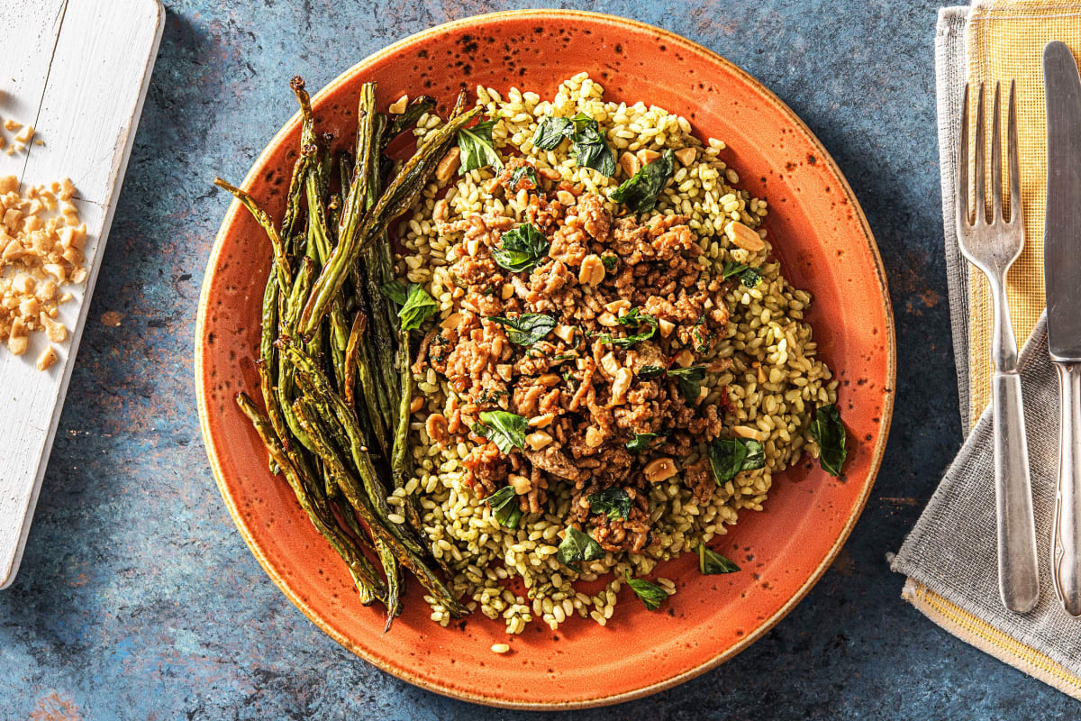 Pork Basil Stir-Fry