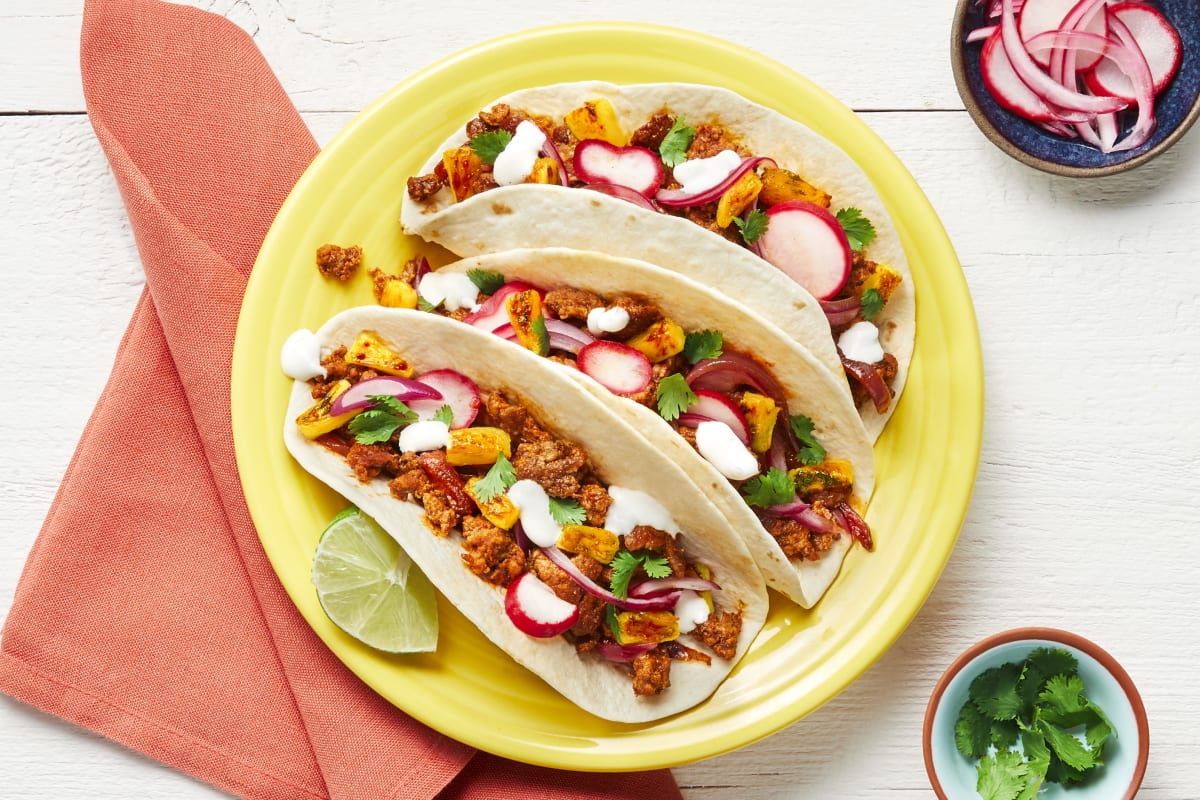 Pork & Caramelized Pineapple Tacos