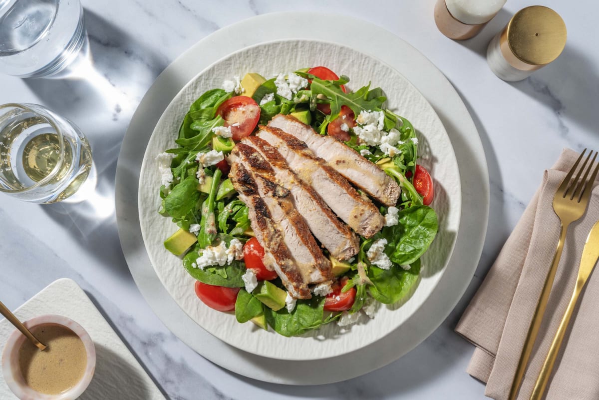 Pork Chops and Creamy Mustard Sauce