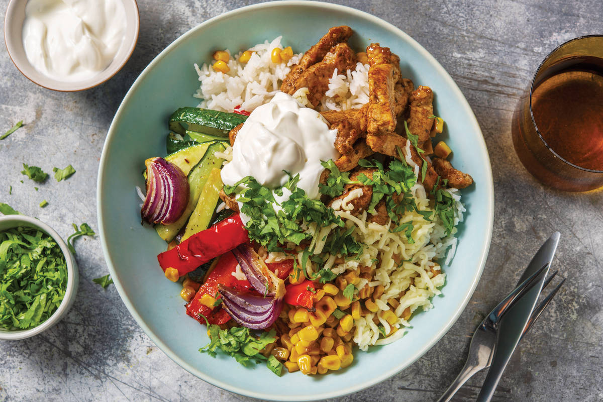 Loaded Pork Fajita Bowl Recipe HelloFresh