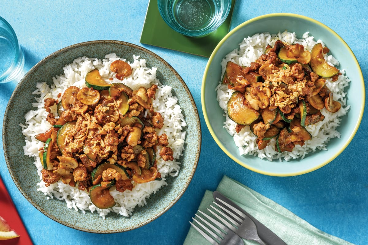 Pork & Mushroom Stir-Fry