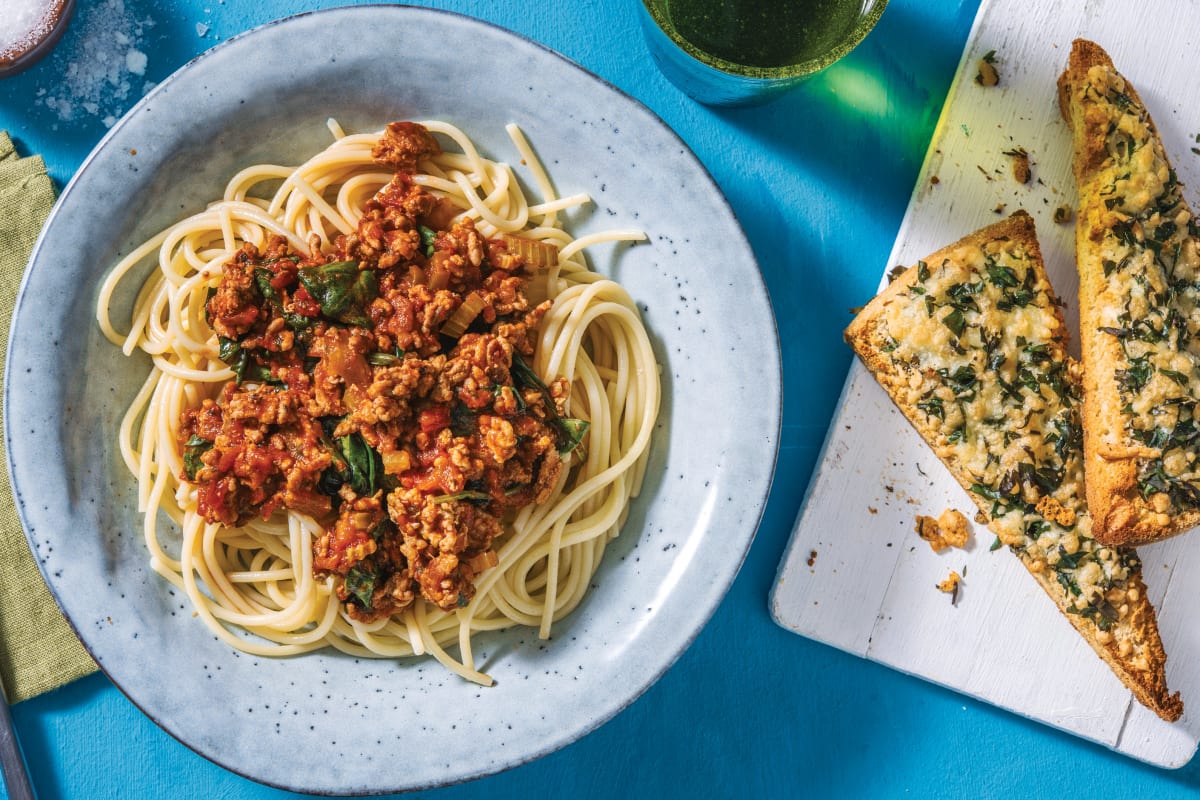 Pork & Veggie Spaghetti Bolognese
