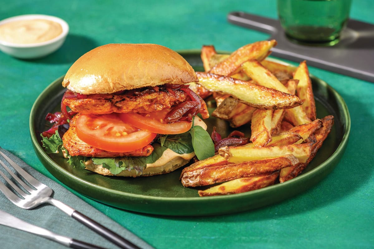 Portuguese-Style Chicken Burger Recipe | HelloFresh