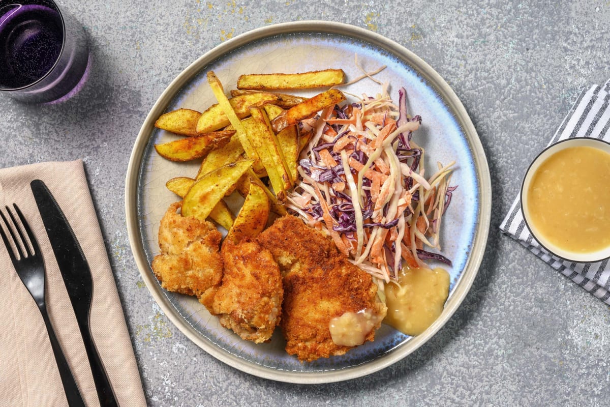 Poulet en croûte de chapelure panko