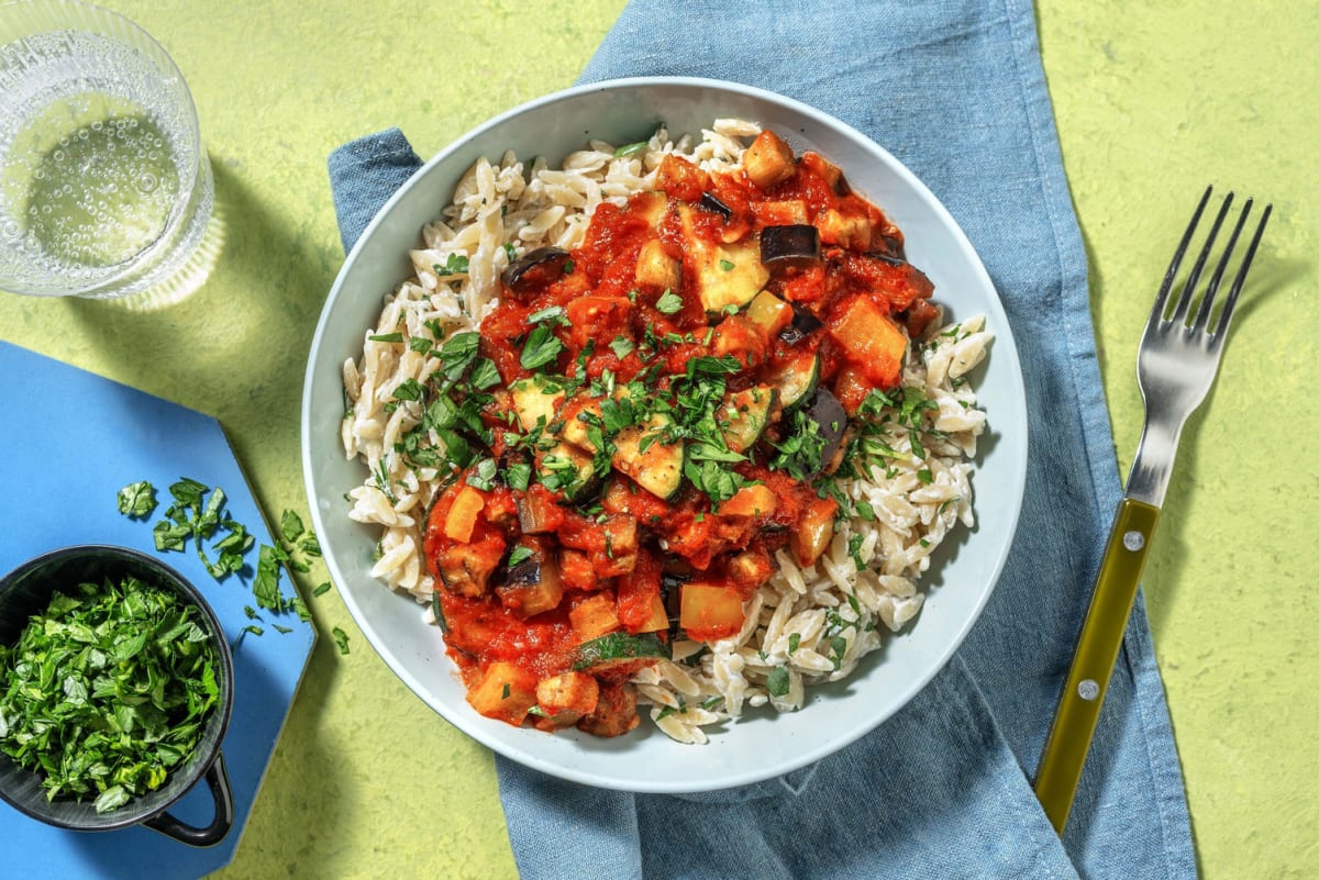 Mediterranean-Inspired Chicken and Roasted Veggies