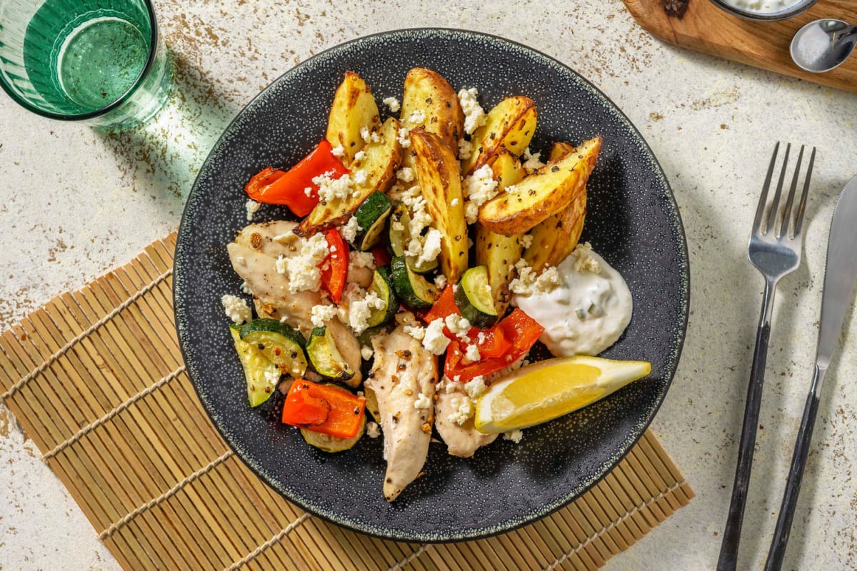 Greek-Style Chicken and Potatoes