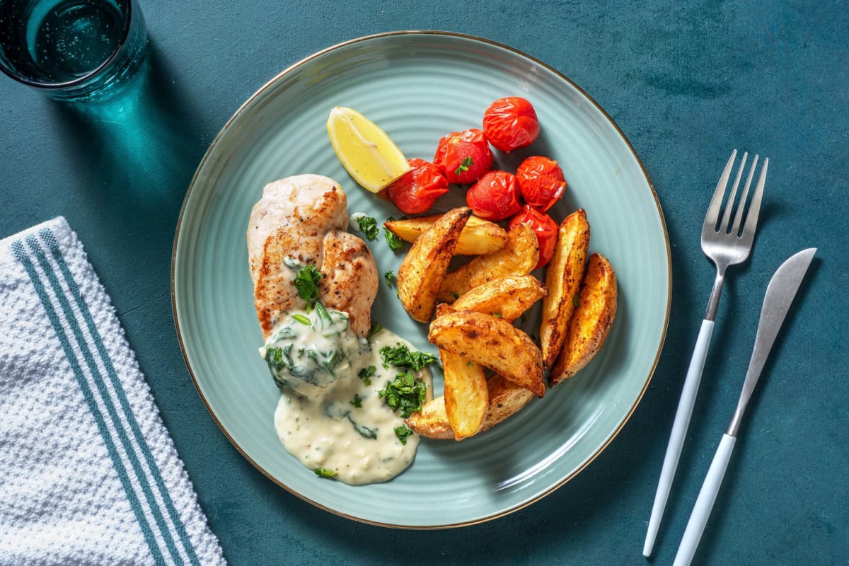 Poulet Florentiner Art Rezept | HelloFresh