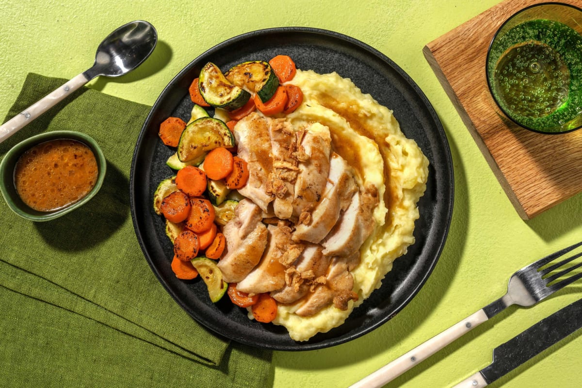 Crispy Shallot-Topped Chicken