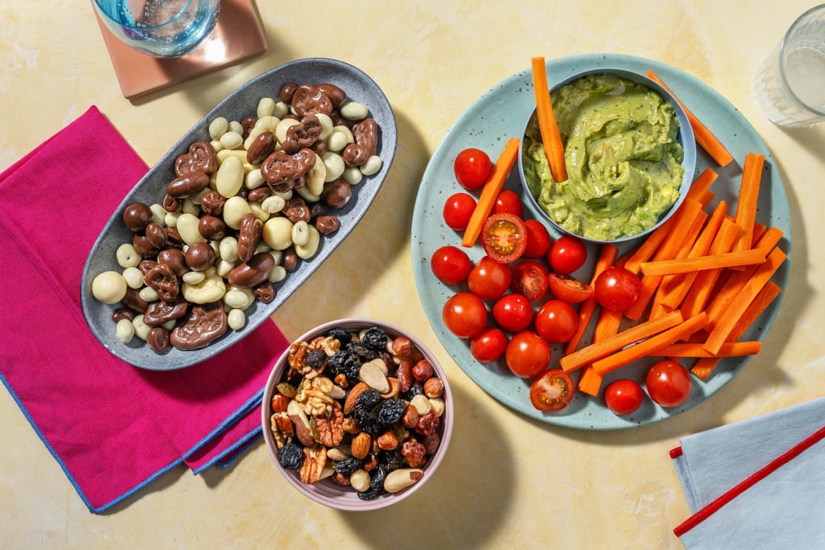 Power-Snack Selection zum Teilen
