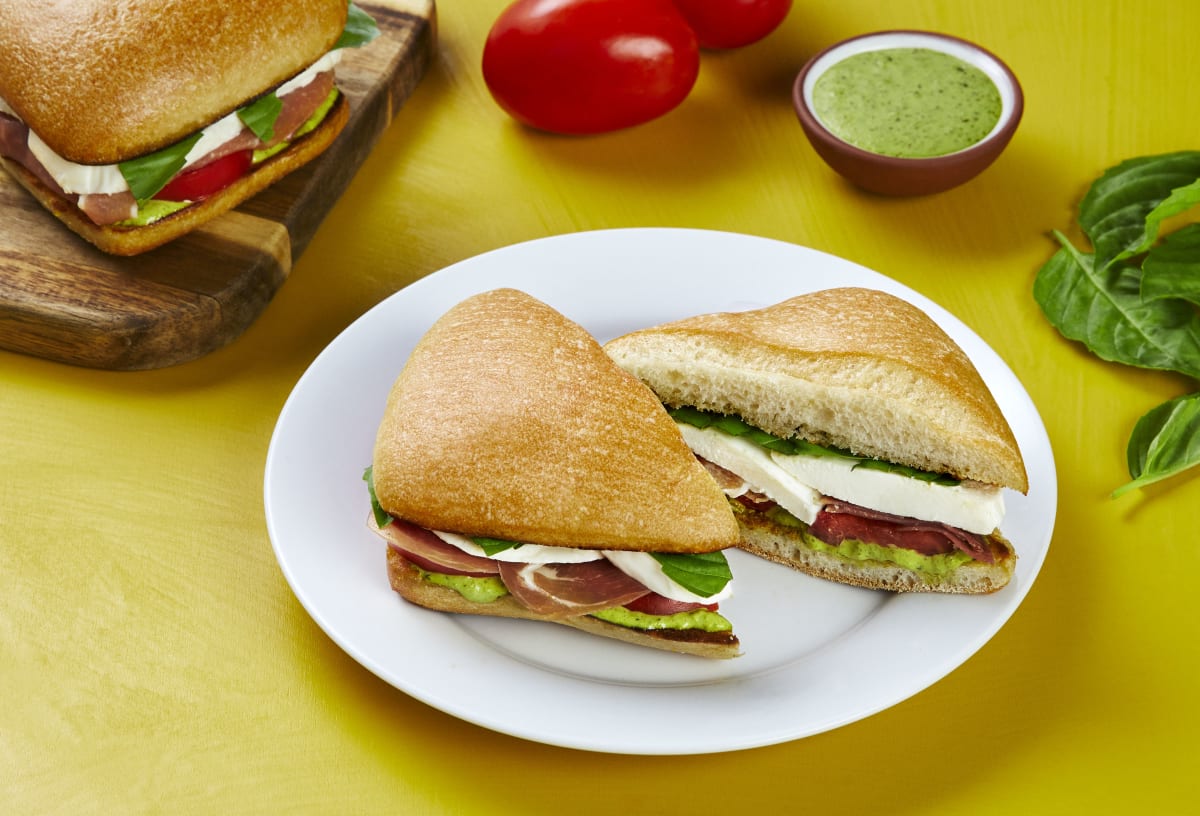 Prosciutto Caprese Sandwiches