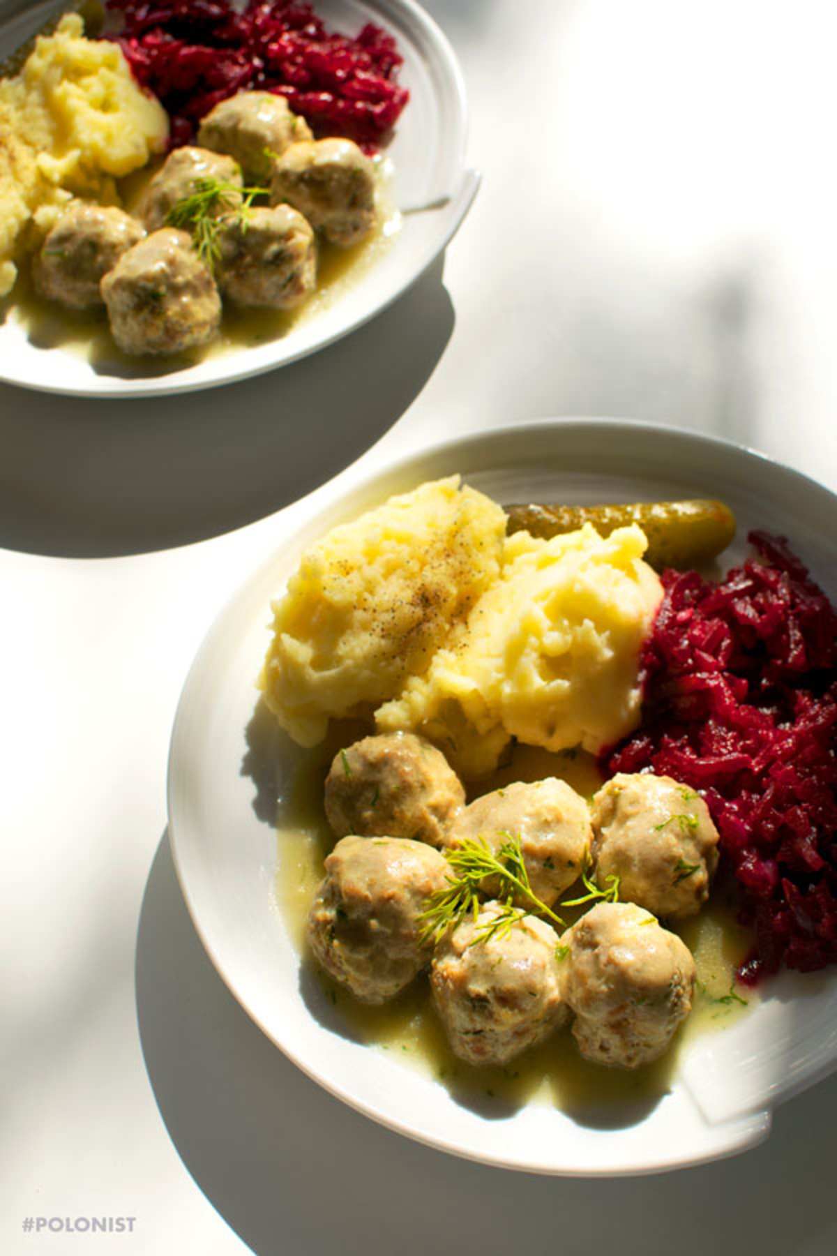 'Pulpety' Style Beef Meatballs in Dill Gravy