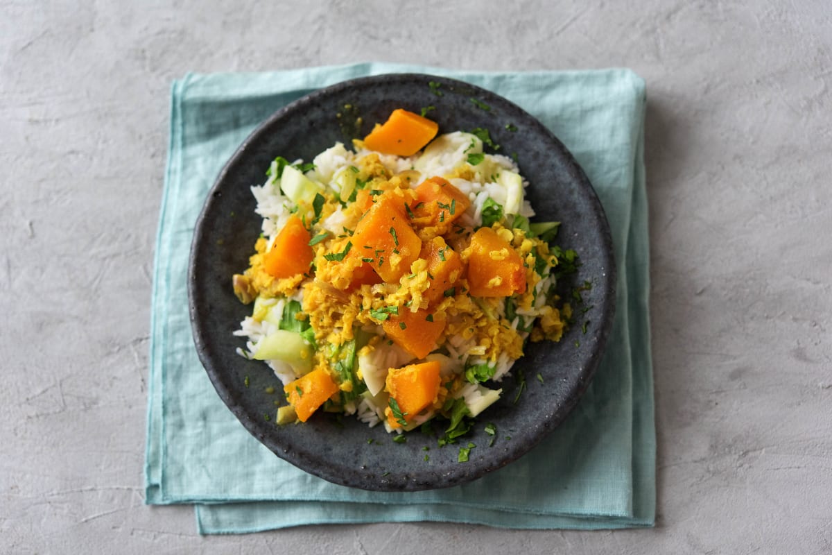 Pumpkin & Lentil Thai Curry