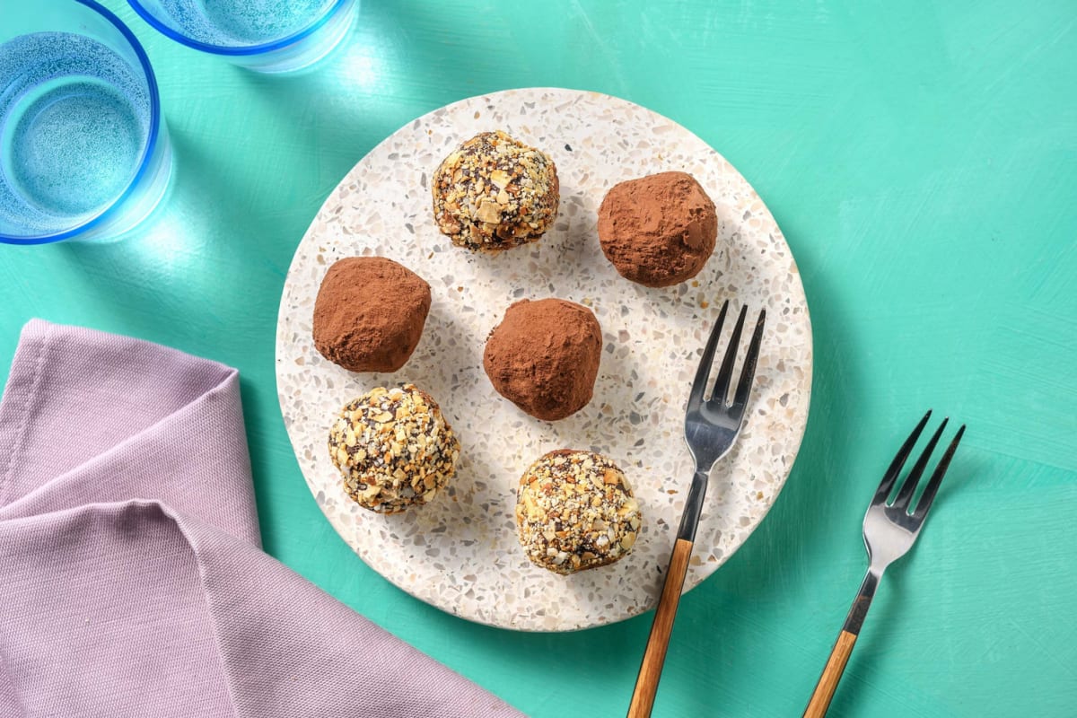 Pumpkin Spice Chocolate Truffles