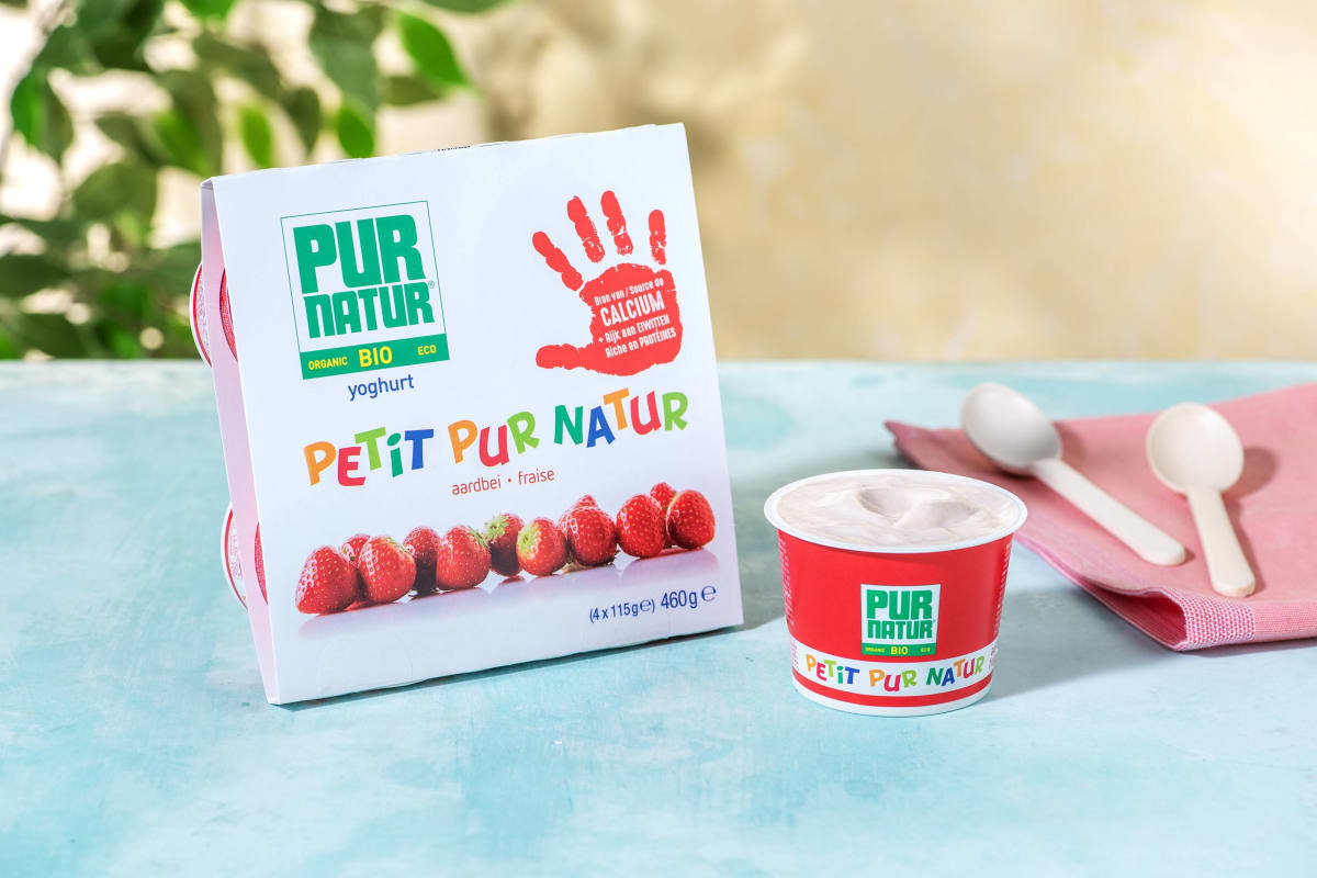 Pur natur - Yaourt fraise pour enfants