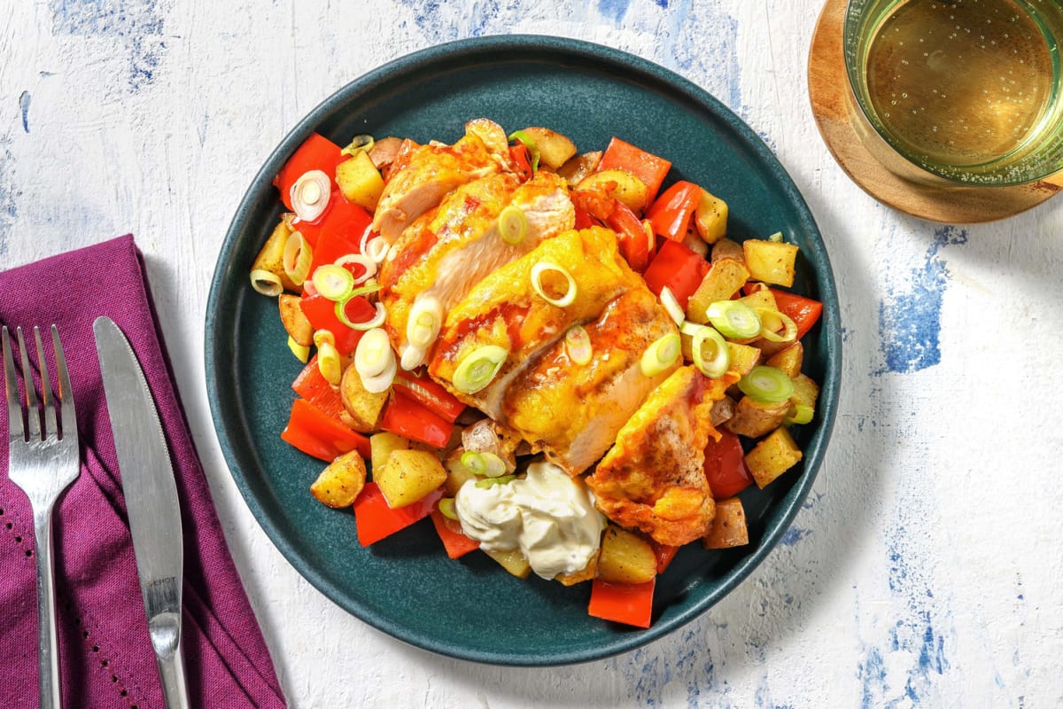 Queso-Topped Chicken
