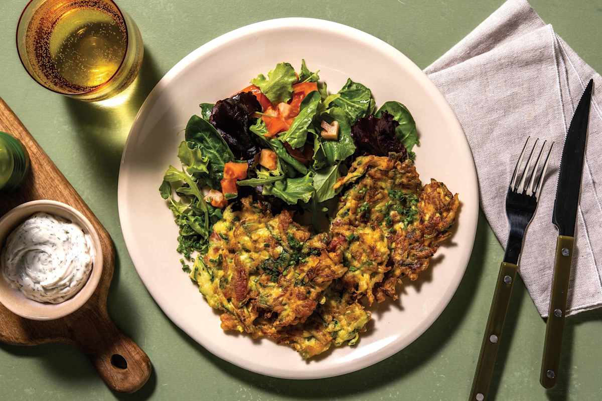Quick Bacon & Parmesan Fritters