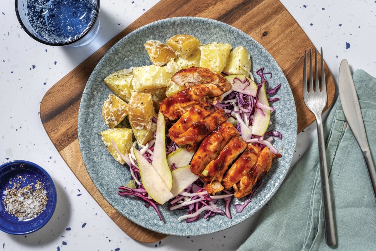 BBQ Chicken & Creamy Potato Salad