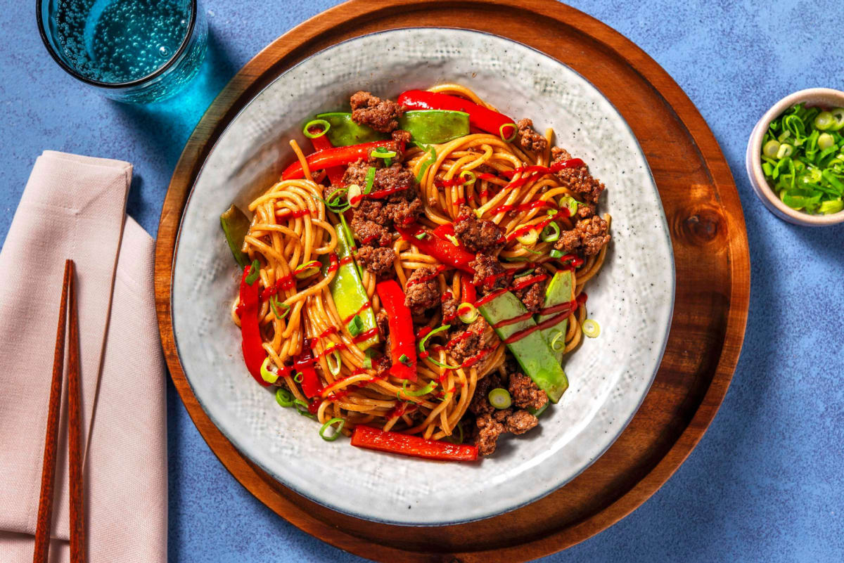 Quick Beef and Noodle Stir-Fry