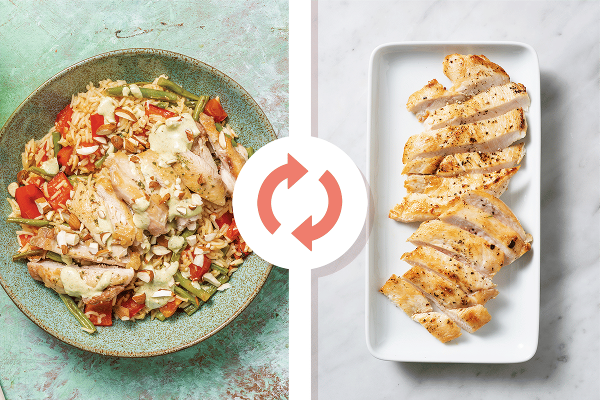 Easy Garlic Chicken Breast & Rice Bake Recipe HelloFresh