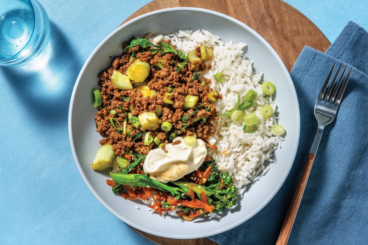 Korean-Style Beef Bulgogi Rice Bowl