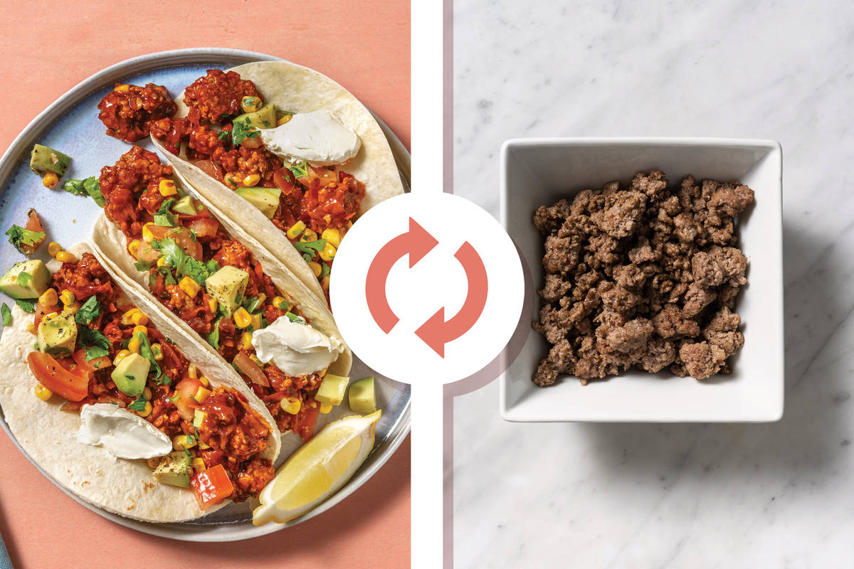 Quick Tex-Mex Beef Tacos