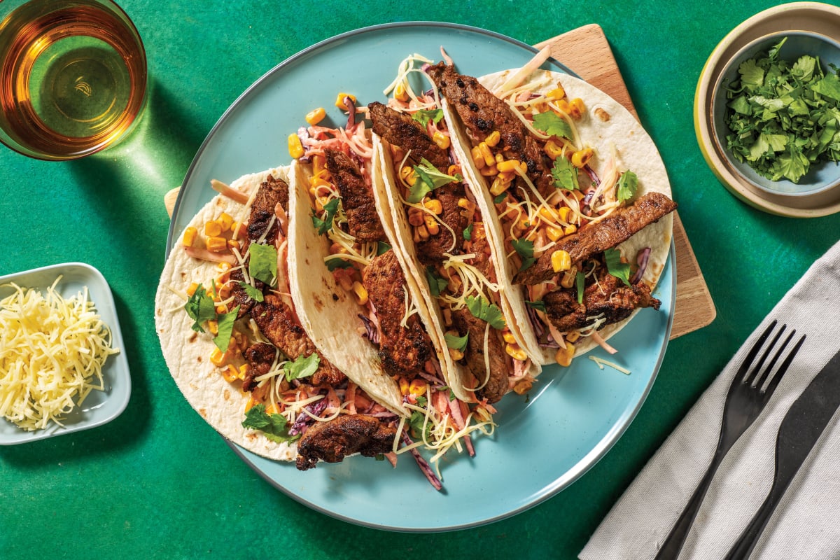 Quick Tex-Mex Beef Tacos