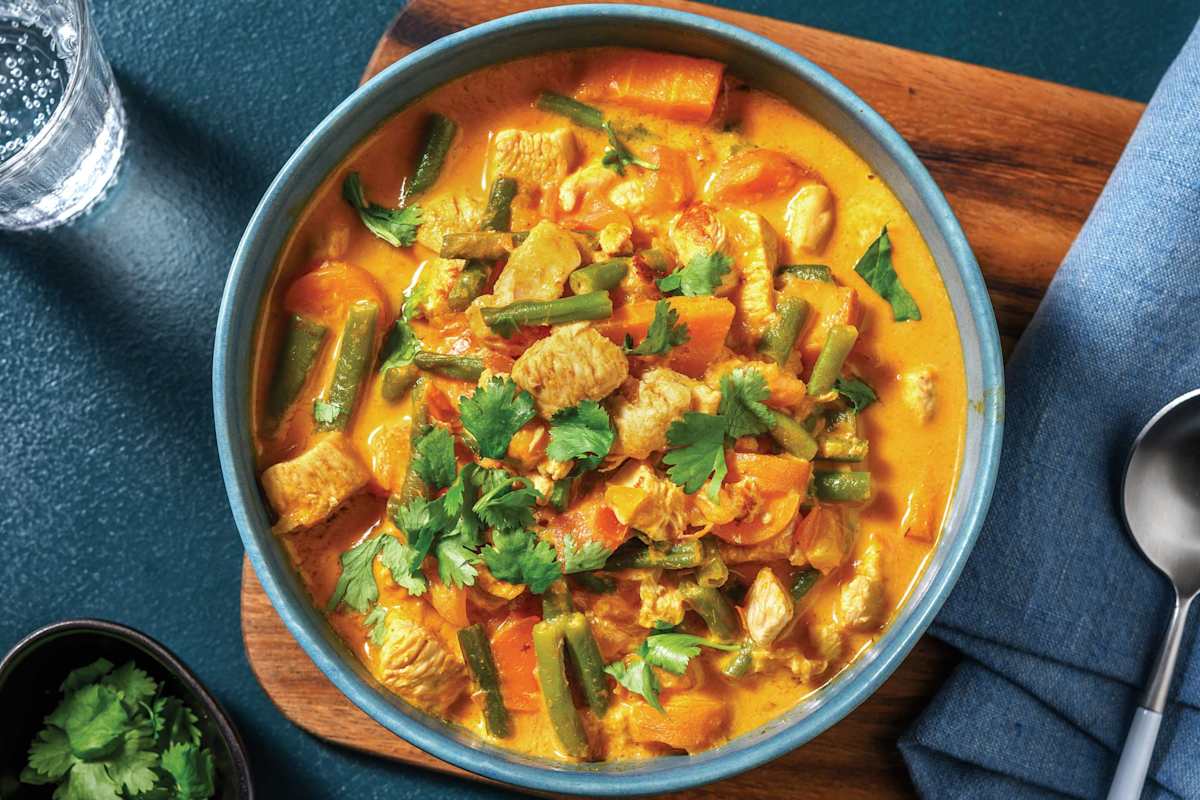 Thai Red Curry Chicken Soup