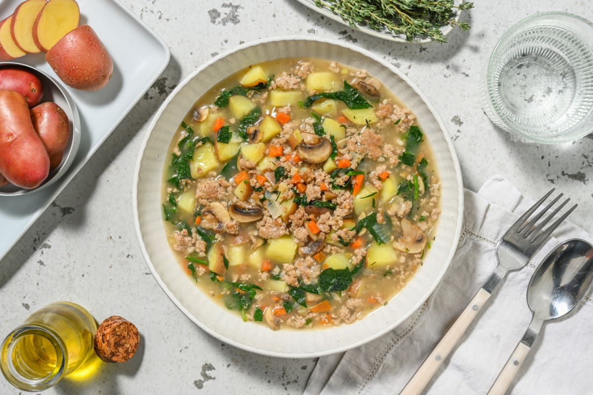 Smart Beyond Meat®  and Mushroom Stew