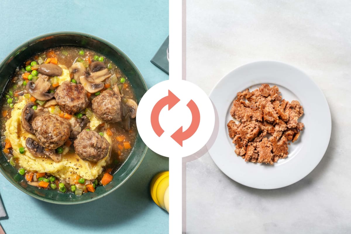 Hearty Beyond Meat® Meatball and Mushroom Stew