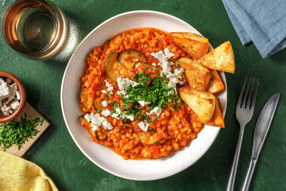 Harira-Style Lentil Veggie Stew