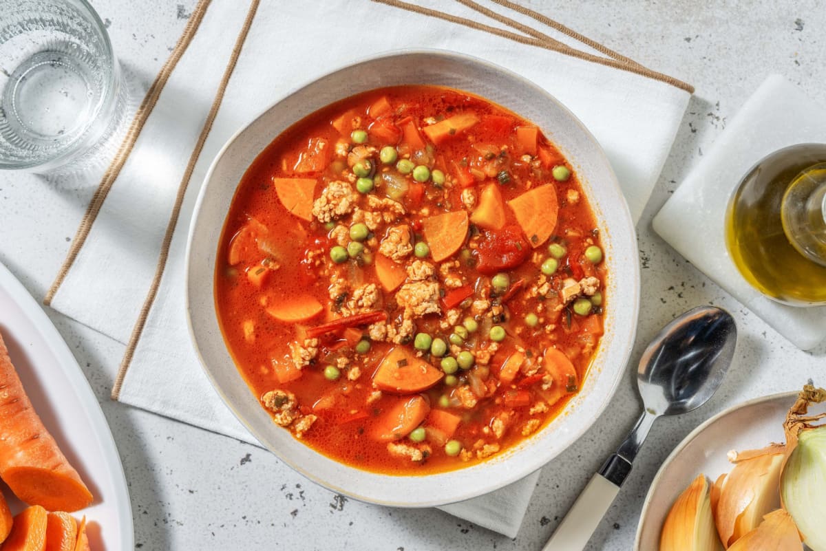 Smart Double Ground Chicken and Veggie Stew