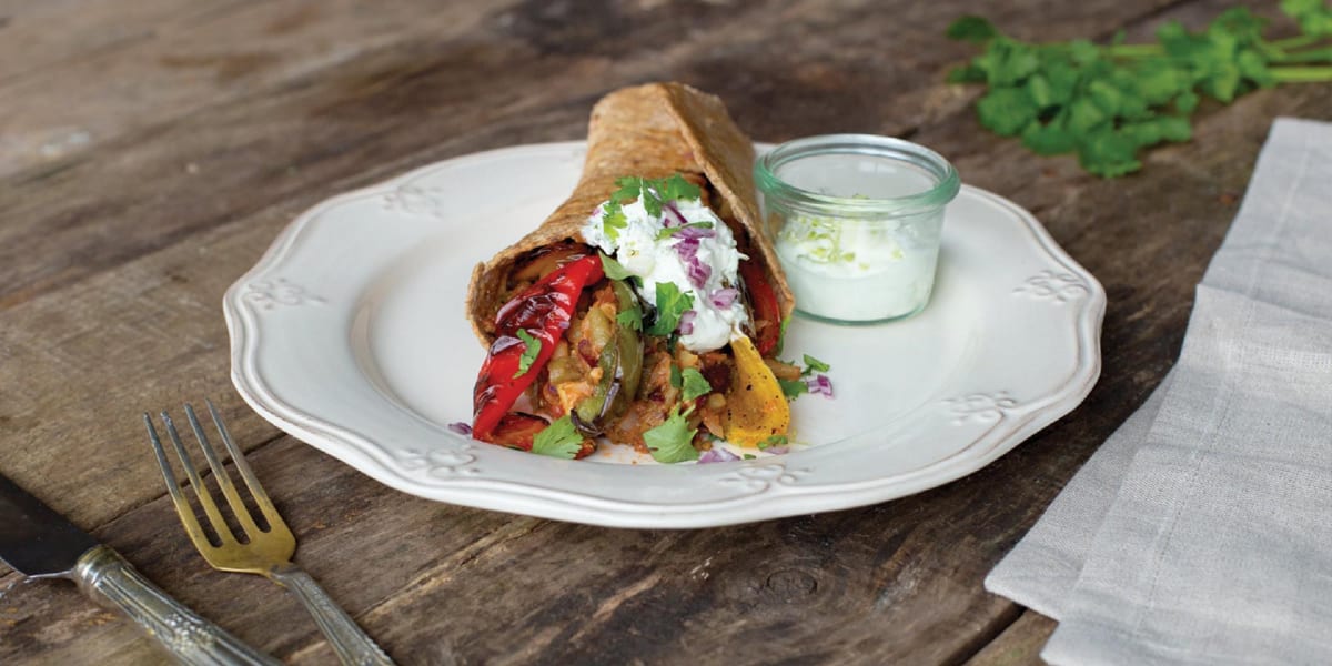 Rainbow Pepper Fajitas