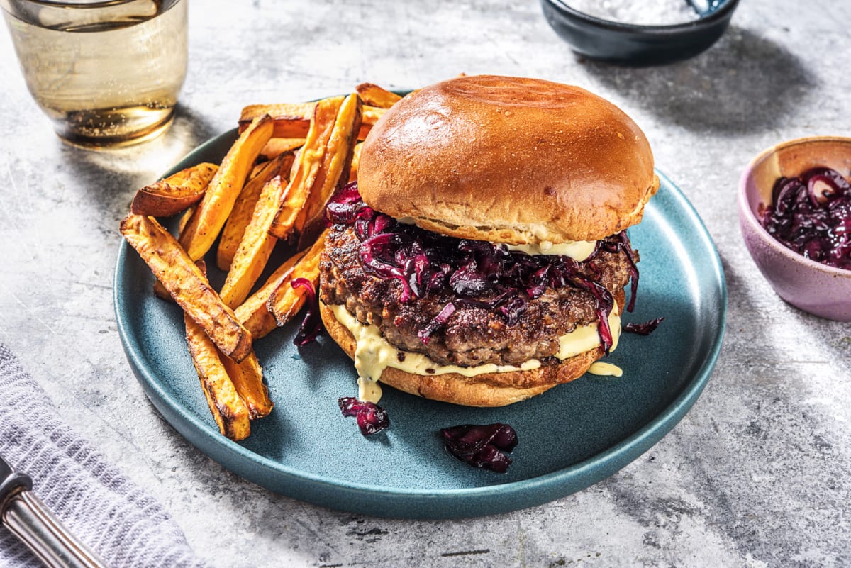 Retro Burger Recipe Hellofresh