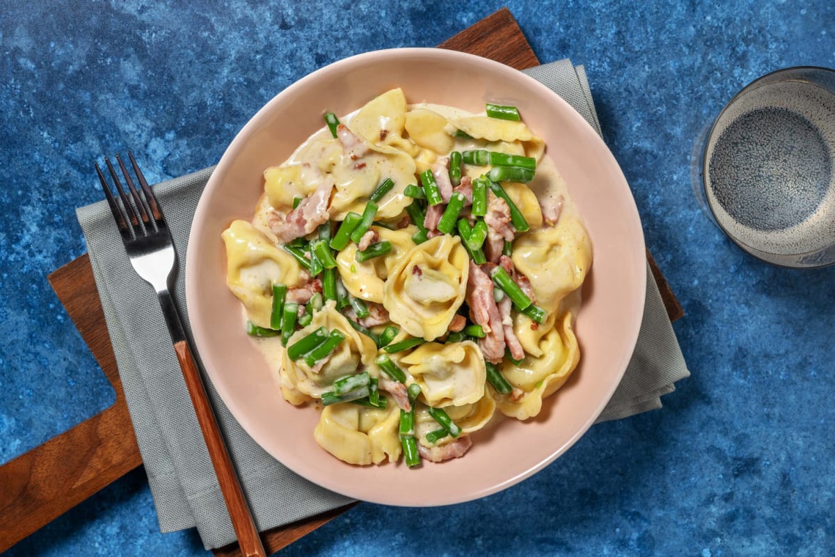 Ricotta-Tortellini alla Panna