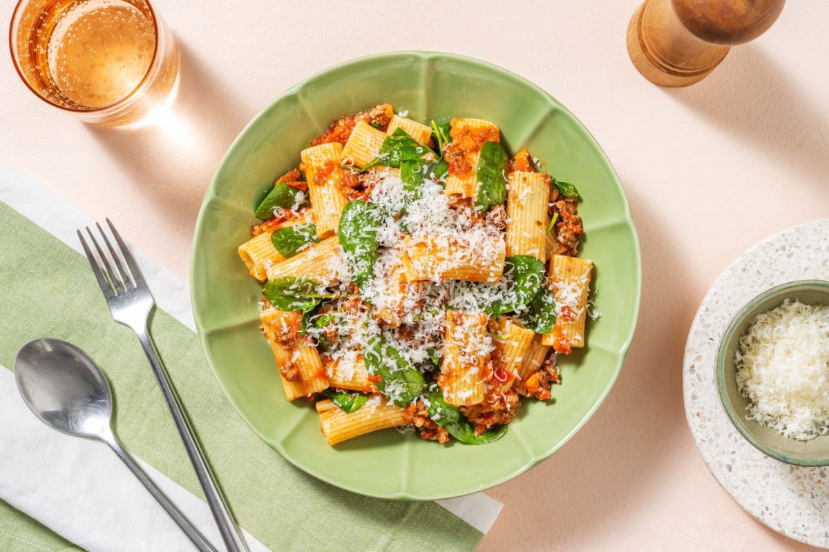 Rigatoni Bolognese