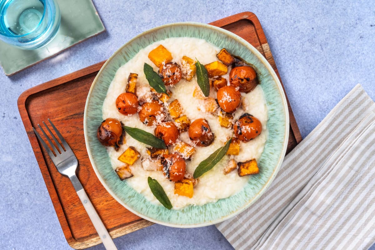 Roasted Squash and Ricotta Risotto