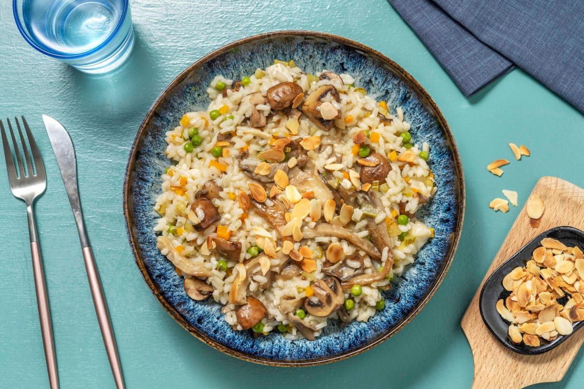 Roasted Mushroom Risotto